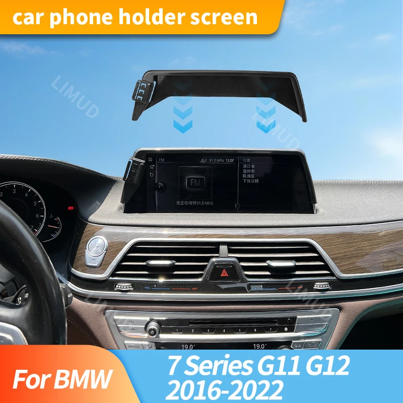 

For BMW 7 Series G11 G12 2016-2022 10.3-Inch Screen Navigation Bracket Car Fixed Base Gravity Phone Bracket Car Accessories
