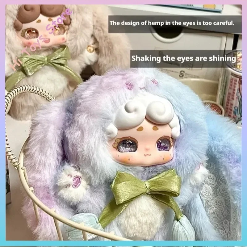 ﻿ Pre-Sale Lucky Deer Nai Vinly Blind Box Goodnight Little Rabbit V2 Secret Garden Series Rotating Eyes Cute Doll Handmade Gift