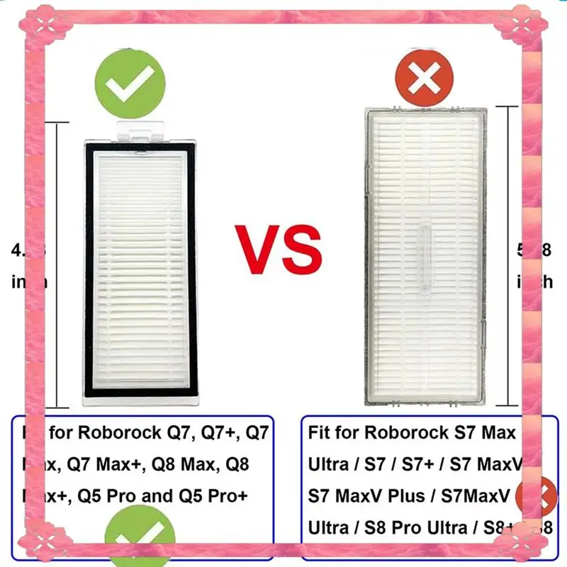 تسليم 24 ساعة فرشاة جانبية فرشاة رئيسية فلتر Hepa ممسحة كيس لجميع الغبار استبدال الملحقات ل Roborock Q8 Max Q8 Max + Q5 Pro Q5 Pr