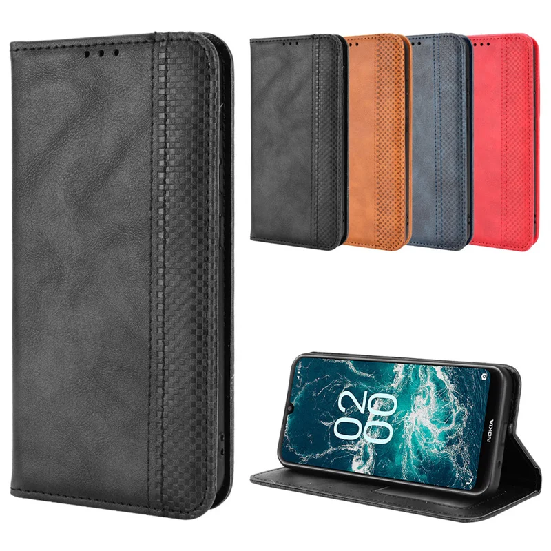 Leather Case For Nokia C200 G21 G20 G10 G50 X20 X10 G11 C20 C10 G300 C2 C1 C01 C21 Plus C100 C30 X71 X7 X5 Flip Book Case Cover - view 2