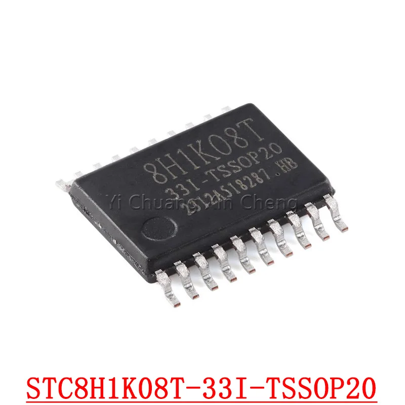 

10Pieces New Original STC8H1K08T-33I-TSSOP20 1T 8051 Microprocessor Chip