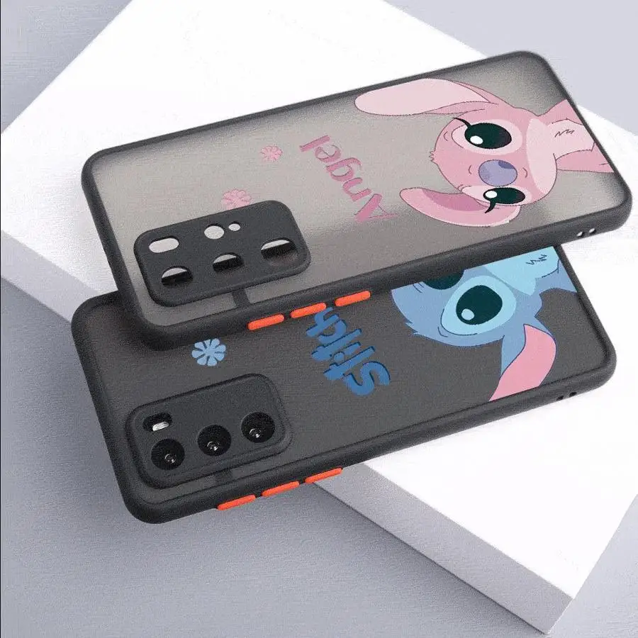 Casing ponsel lunak Matte, pelindung HP kartun Disney Stitch untuk Xiaomi Redmi Note 13 Pro11 Pro 10 Pro 8 9 9S 9T 12 Pro 5G 11S 12S