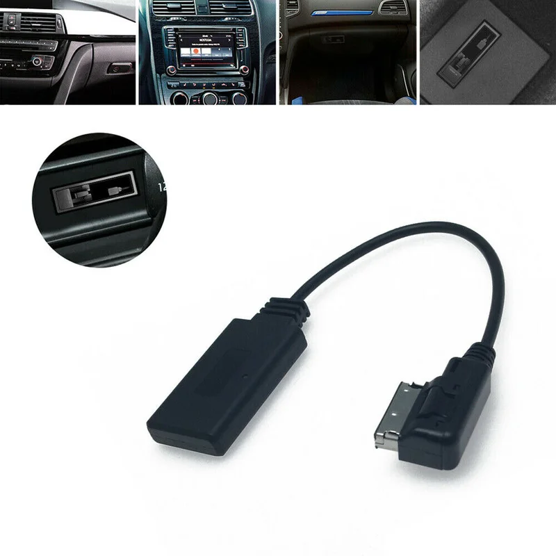 Car Bluetooth Music Interface AUX Audio Cable Adapter For Audi A5 Q5 VW AMI MMI MDI Music Bluetooth Transmitter Receiver