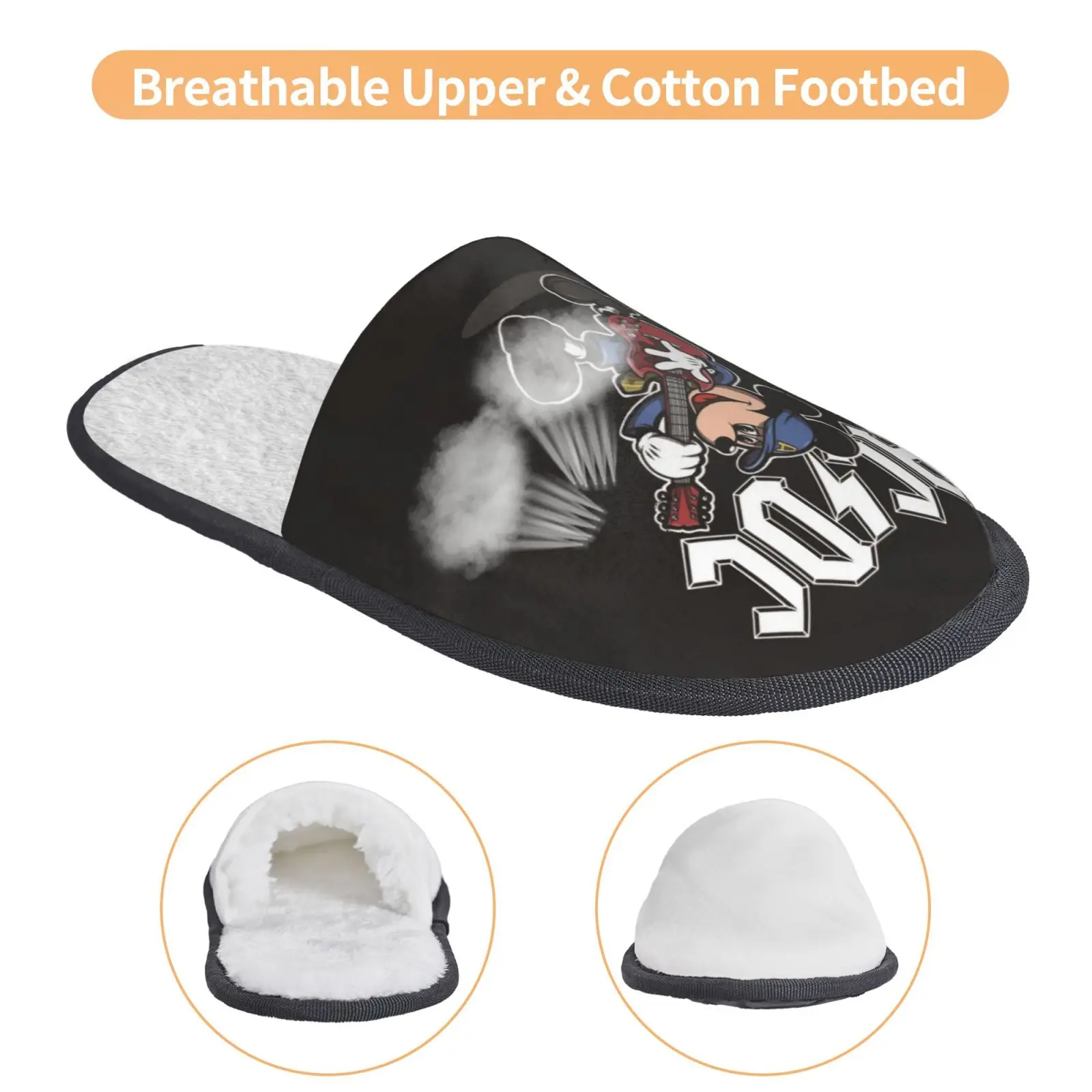 Mickey Mouse 3D Disney print Slippers Soft Warm Memory Foam Fluffy Slipper Indoor Outdoor Shoes Dropshipping image 4
