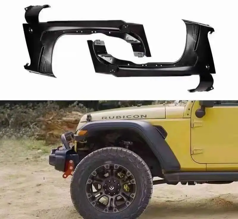 JL style auto parts for Jeep Wrangler JK 07+ body kits Grille Headlight Taillight Fender Flares