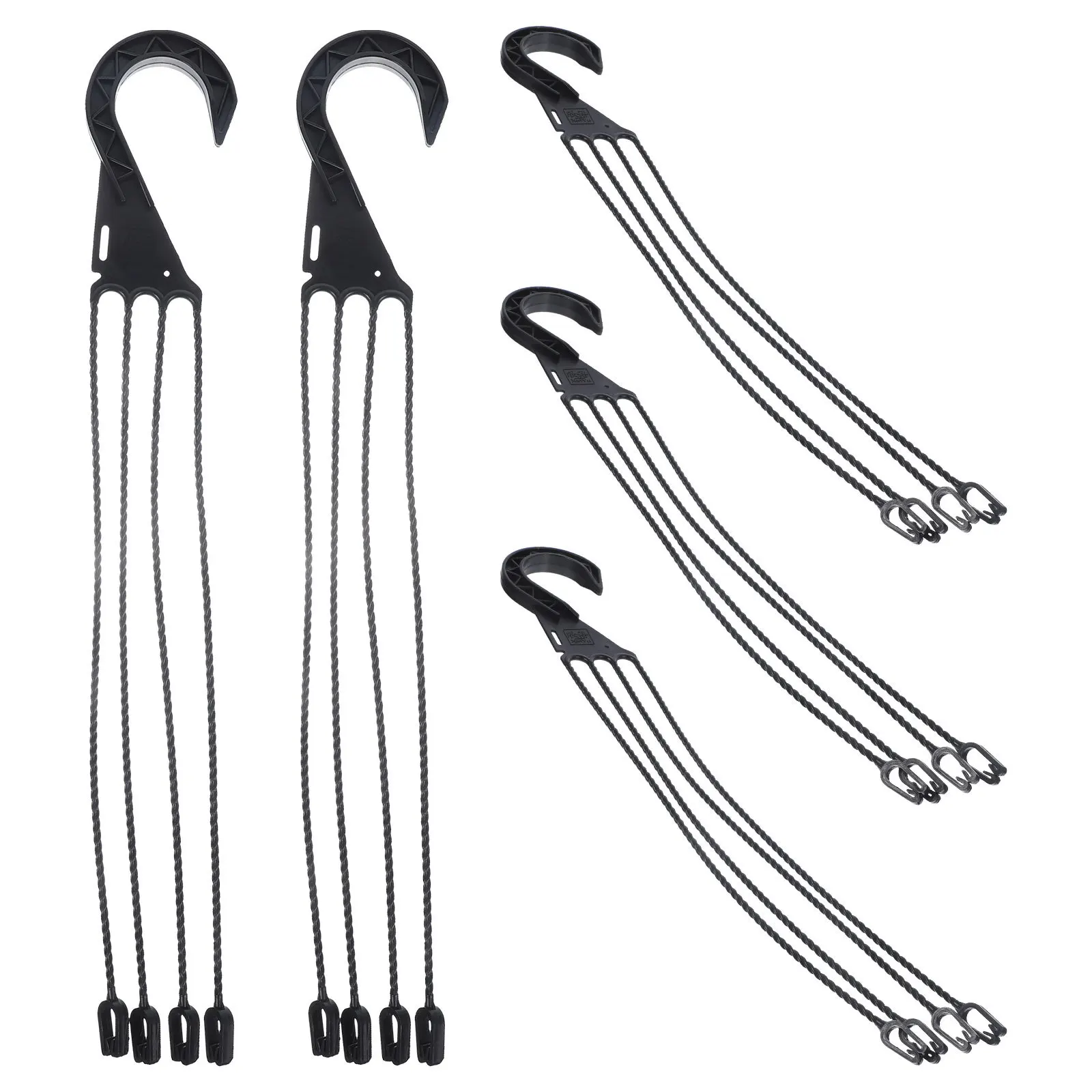 

5Pcs Plastic Flowerpot Hooks Heavy Duty Hanging Plant Holders for Balcony Terrace Indoor Outdoor Garden Accessories