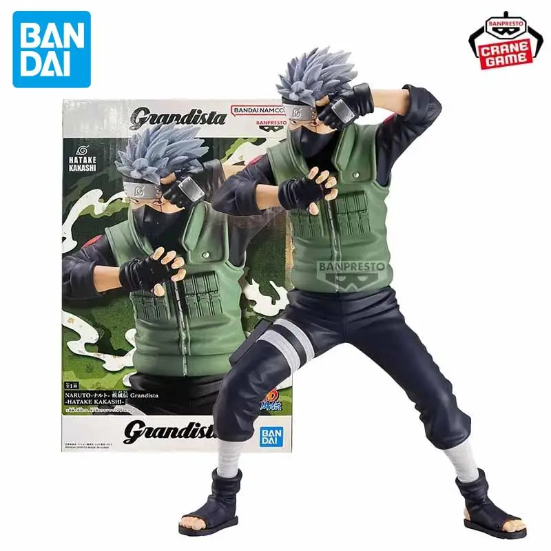 Auf Lager BANDAI Banpresto Original NARUTO Grandista-HATAKE KAKASHI Anime Charakter Sammlung Modell Ornamente PVC Urlaub Geschenk