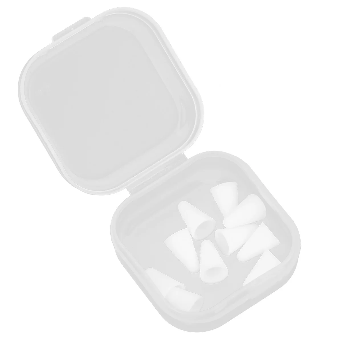 8 Buah Casing Pelindung Silikon Penutup Ujung Pena Stylus Meningkatkan Akurasi untuk Penutup Stylus Pensil 1 2 Putih