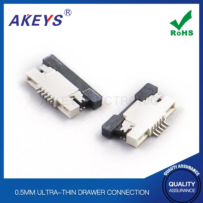 20pcs 0.5MM ultra-thin drawer down 4P FFC/FPC connector spacing H1.2MM flat cable connector