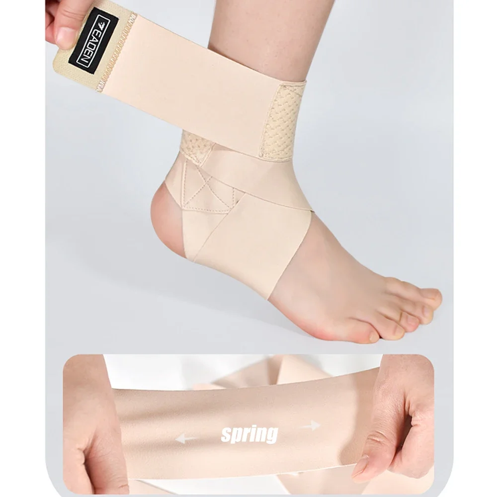 1Pcs Ankle Support Wraps,Foot Brace for Sprained Ankle,Ankle Support Brace for Achilles Tendon,Ankle Stabilizer for Basketball