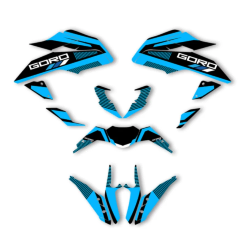 

DSMTECH Motorcycle Graphics For KTM 2017 2018 2019 2020 DUKE 125 17-20 DUKE125 390 Decal Stickers Kits 007
