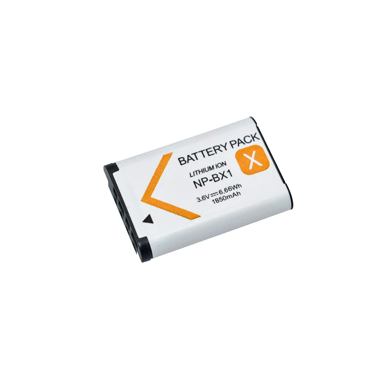 1850mAh Battery Pack with NP-BX1 Charger for Sony NP-BX1, NP BX1 Battery, HX300 HX400 HX50 HX60 GWP88 AS15 WX350 DSC RX1 RX100