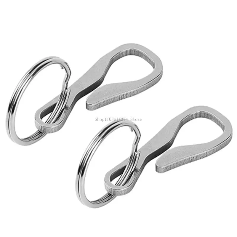 

Stainless Steel Keychain Clip Multifunctional Keyring Keychain Belt Holder