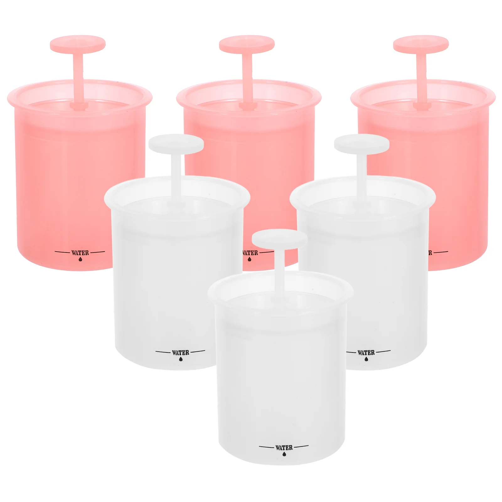 Máquina de espuma Facial para limpiador Facial, champú, taza de espuma portátil de viaje, dispositivo de formación de burbujas, herramienta de cuidado de la piel ligera, 6 uds.