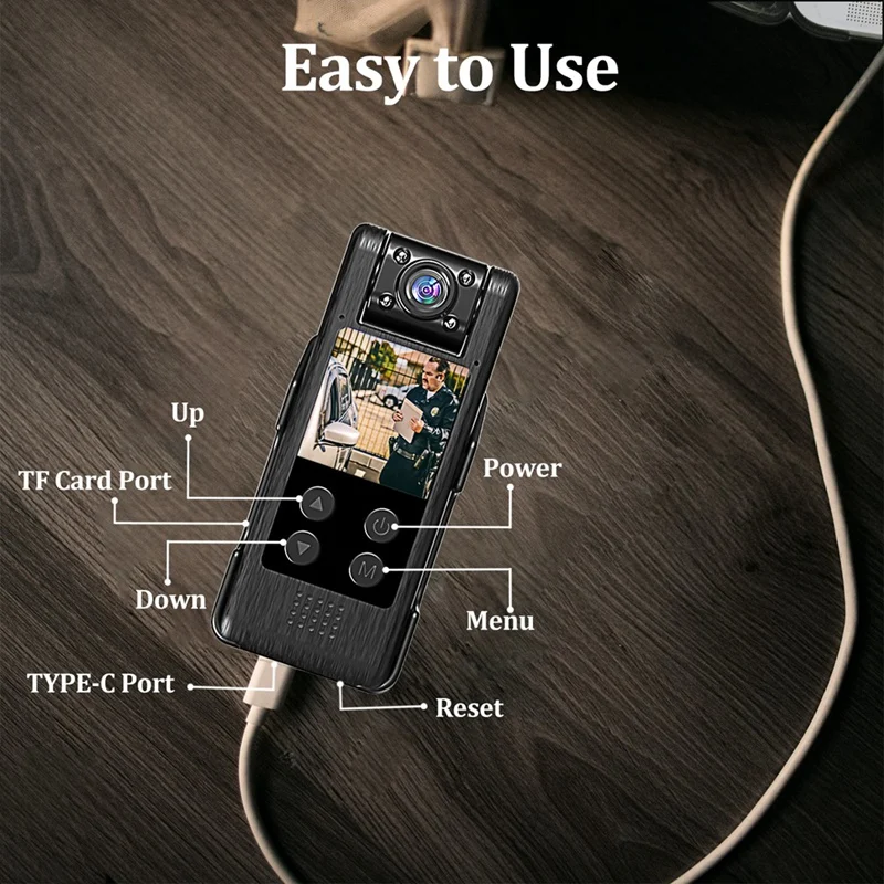 Full HD WIFI Body Camera Night Vision Outdoor Sport Wearable Mini Camcorder 4K Mini Camera 1 PCS