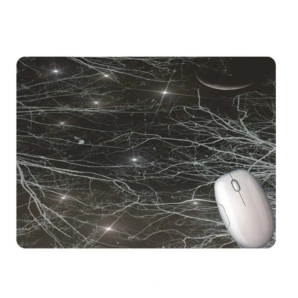 Tapete macio do descanso do pulso do mousepad do desktop do céu estrelado da superfície lisa antiderrapante do rato para o jogo
