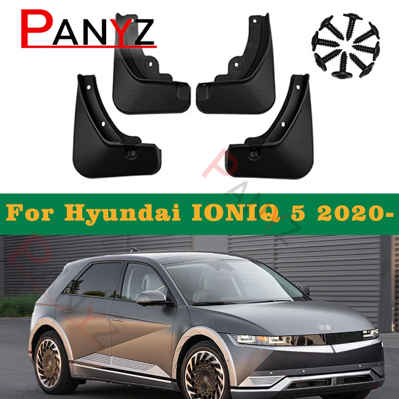 For Ioniq 5 2020-2022 Mudguard V250 Car Fenders Mud Flaps Vito Splash Guards Metris Mudflaps 4Pcs Car Front Rear Mudflaps