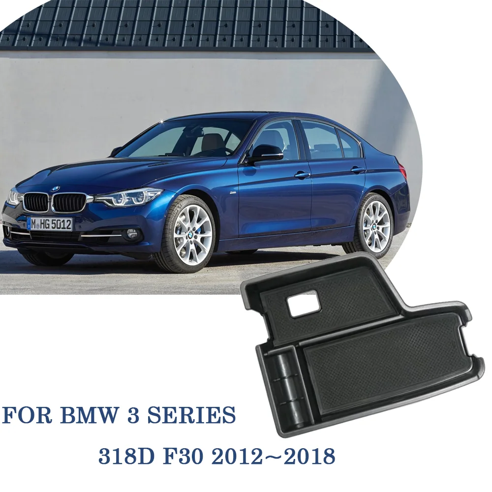 

for BMW 3 Series 318d F30 F33 F36 2012~2018 Car Central Armrest Storage Box Center Console Organizer Container Holder Accessorie