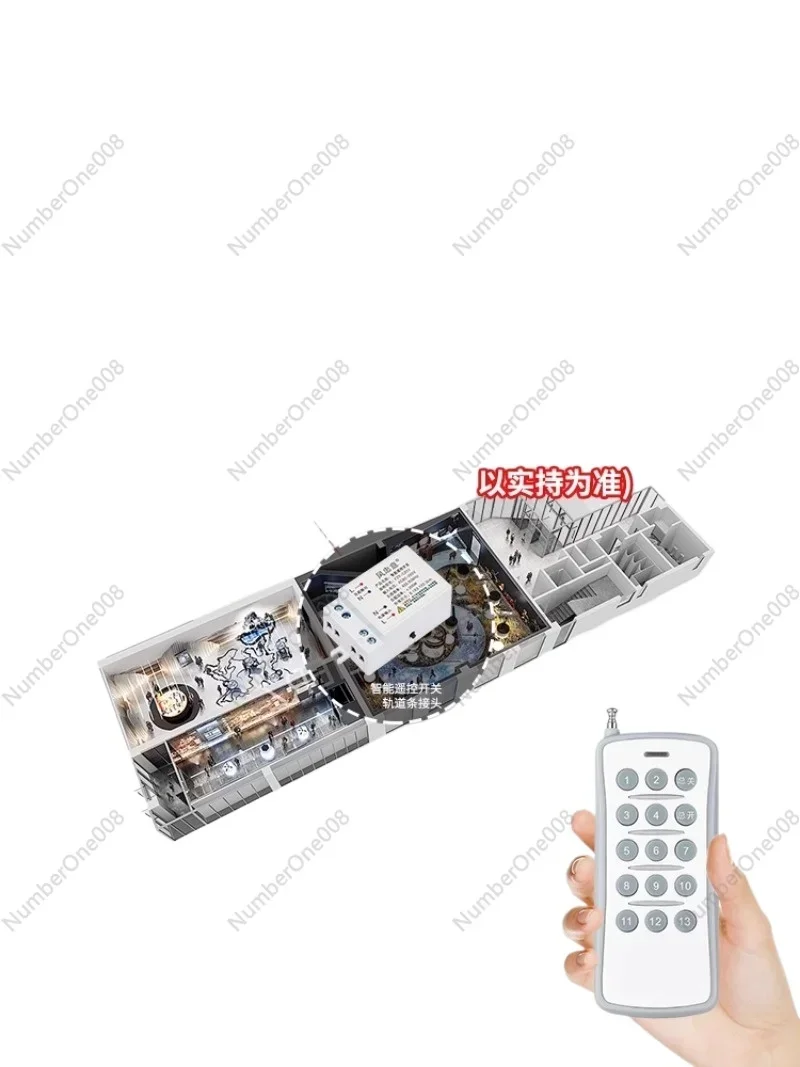 Remote Control Switch 220V Wireless Remote Control Multi-channel Power Supply Light Control Intelligent Lighting Controller