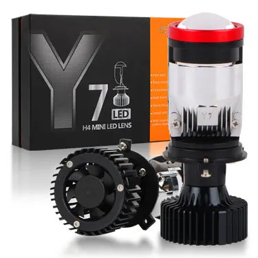 

Hot Sale Y7 90W 12000LM LED Headlight H4 Bi-Lens 12V Motorcycle & Car Hi-Lo Beam Ultra Bright Penetration Car Accessories