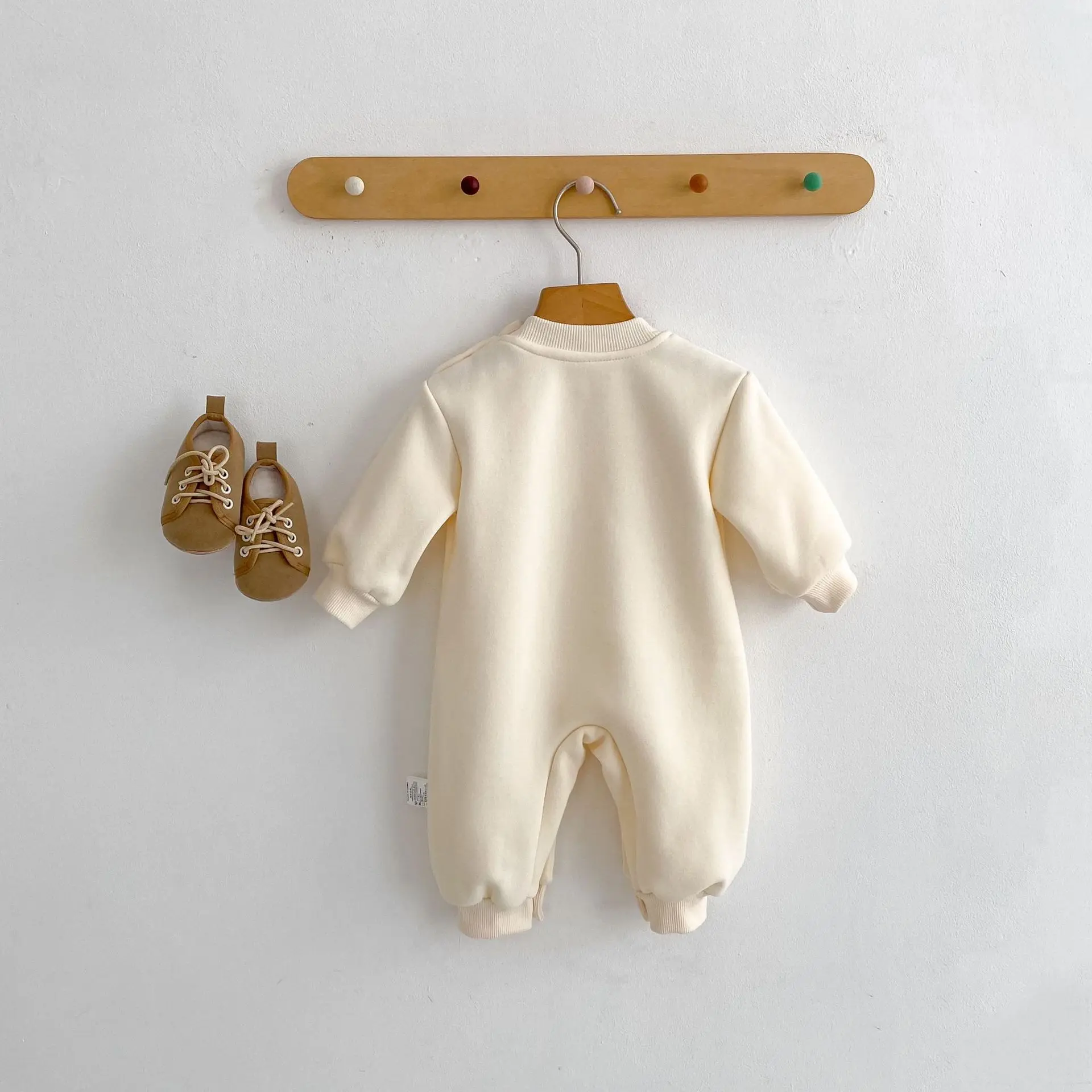 Autumn and winter baby clothing for 0-3 years old, Little Bear Korean version hoodie, long pants jumpsuit