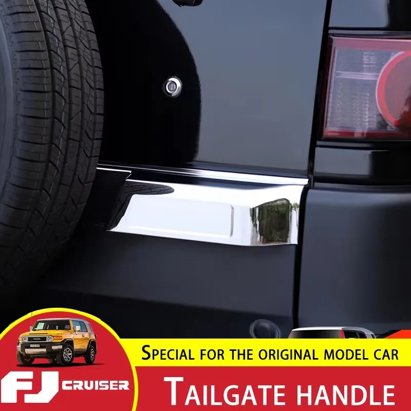 

For Toyota FJ Cruiser Tailgate Handle Sequins ABS Chrome-Plated Door Handles Sticker Tailgate Handle Modification Accessories