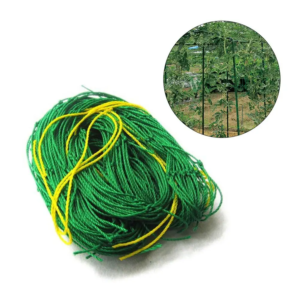 

2 Pcs Climbing Plant Net Heavy Duty Green Vines Gardening Vine Vegetables Fruits Flowers Soft Nylon Increase Air Circulation