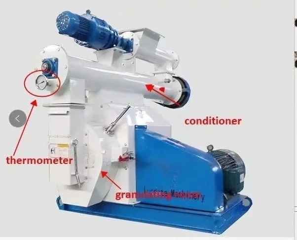 LUODATE Grass Chicken Cattle Livestock Sheep Pig Animal Feed Processing Machine Pellet Machine for Animal Feed
