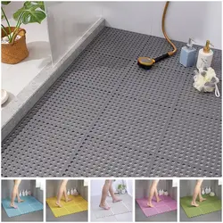 Bathroom Suction Cup Anti Slip Mat Splicing Floor Mat Bathroom Shower Room Bathroom Kitchen Foot Mat Waterproof Anti Slip