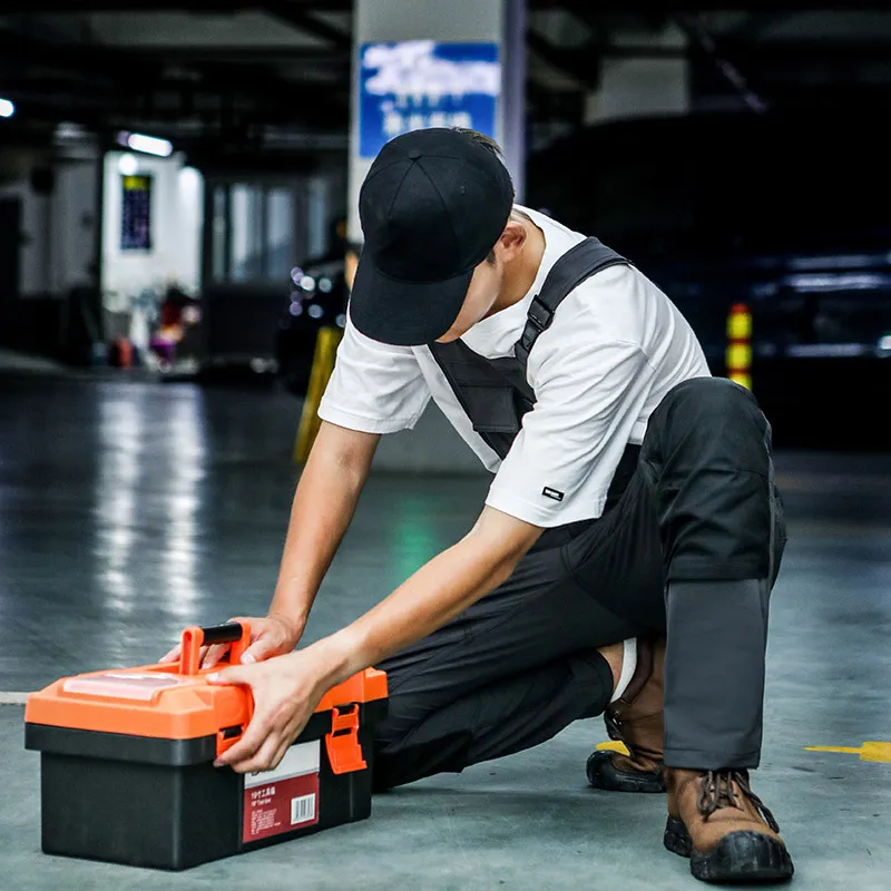 Overalls Heren Werkkleding met meerdere zakken Hoge stretchbroek voor heren Fabrieksuniform voor autoreparatie Werkoveralls Heren Timmerman