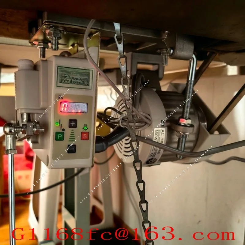 Energy Saving Motor 220V Flat Car Double Needle Machine Edge Cutting 550W Industrial Brushless Servo Silent