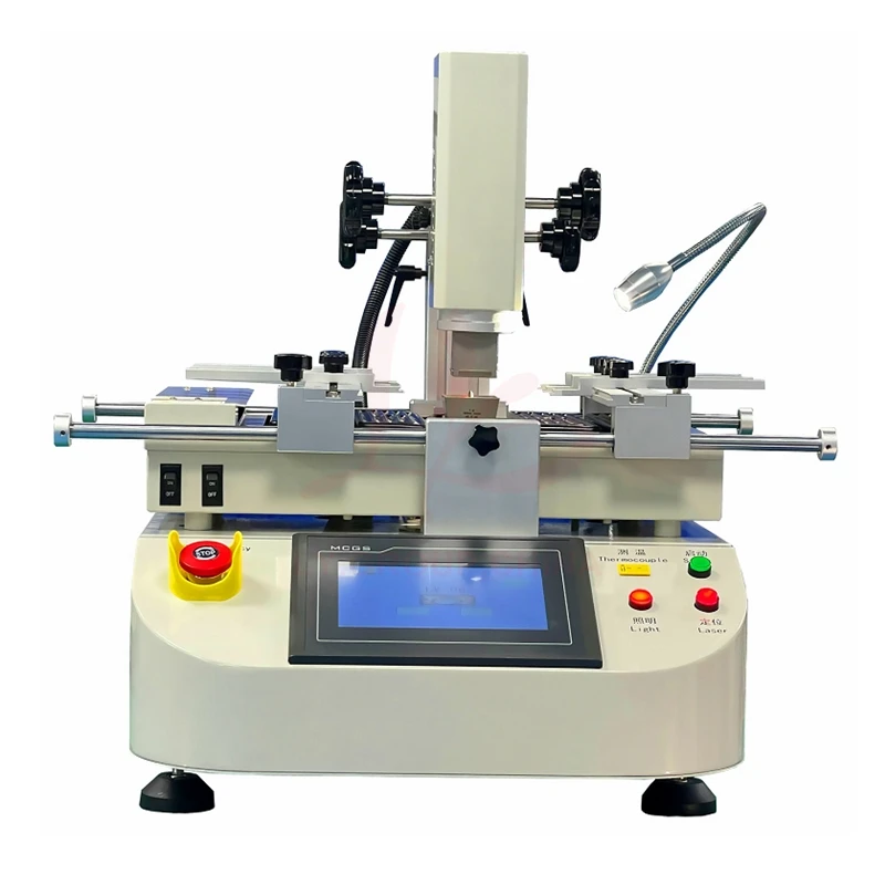 BGA Rework Station R5860 R5860C 3 Zones Hot Air BGA Repairing Soldering Station for Laptop Motherboard Chip with Laser Align
