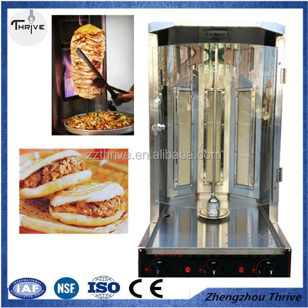 

High efficiency Shawarma machine|Turkey barbecue machine/Kebab Grill Machine/gas heatingsmokeless Brazil barbecue furnace