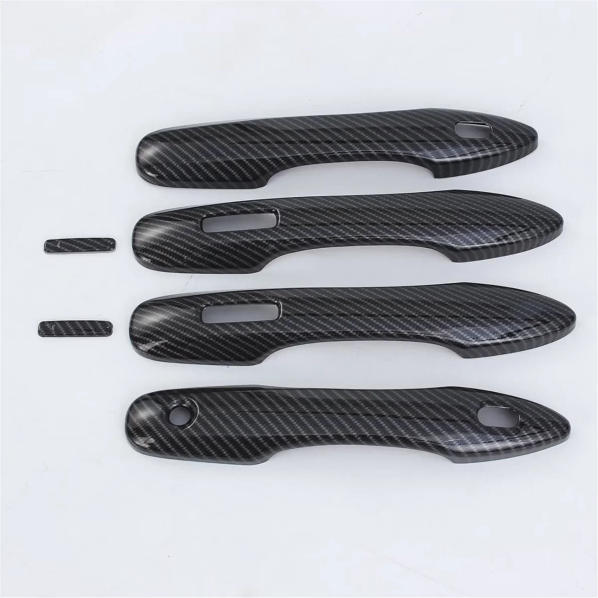 

Накладка на внешнюю дверную ручку автомобиля для Toyota Alphard Vellfire 2024, аксессуары с левым рулем, углеродное волокно