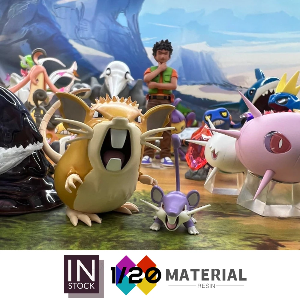

[In Stock]1/20 Resin Scale World [HH] - Rattata & Raticate [Split RE-MENT]