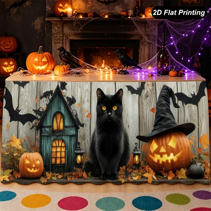 Applicable for Halloween autumn tablecloth, restaurant kitchen tablecloth decoration for 2027 New Year gift