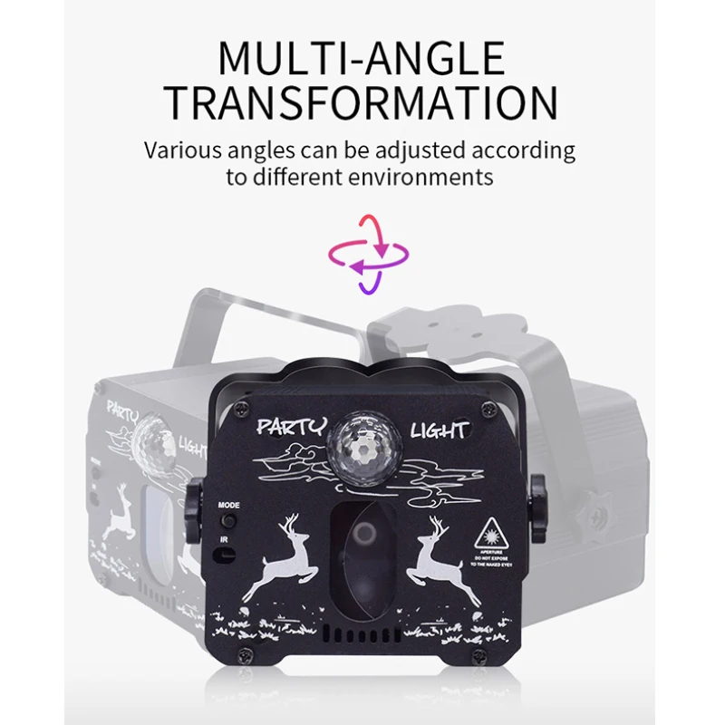 Projector Compacte glanzende laserlichten Draagbare Ir-afstandsbediening Auto Sterrenhemelprojectie Intelligente producten Decoratief licht Helder