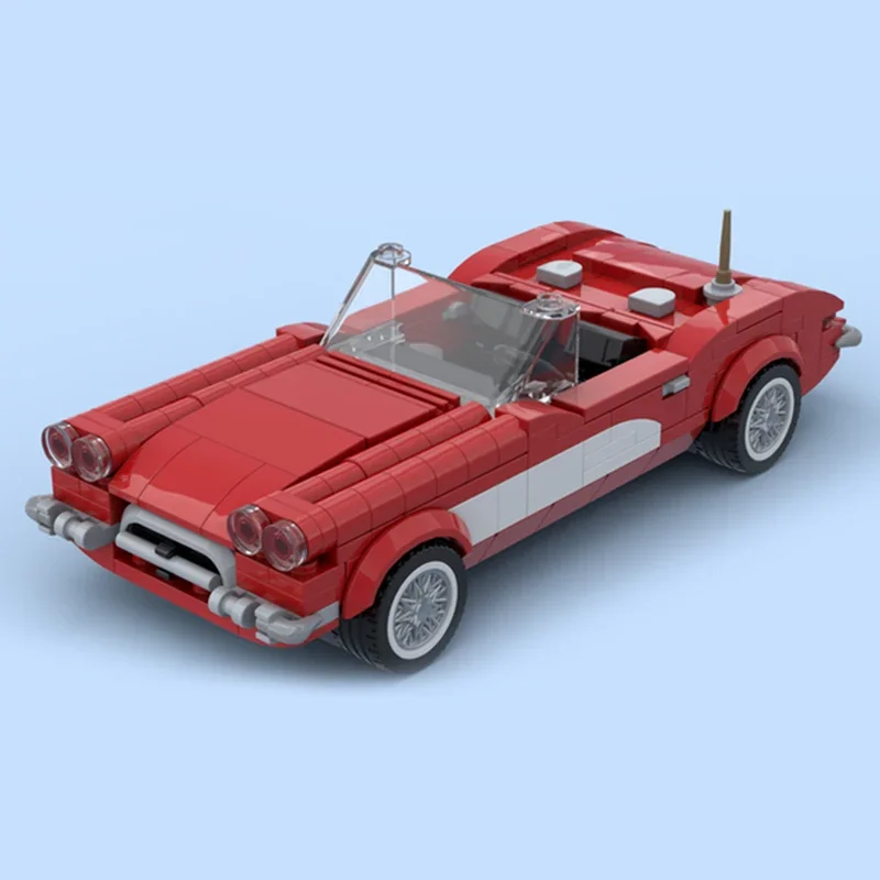 Décennie s de Construction Modulaires pour Enfant, Modèle de Voiture de Ville, Mini Speed Champion C1, Briques MOC Techniques, Jouets à Assembler Soi-Même, Cadeaux