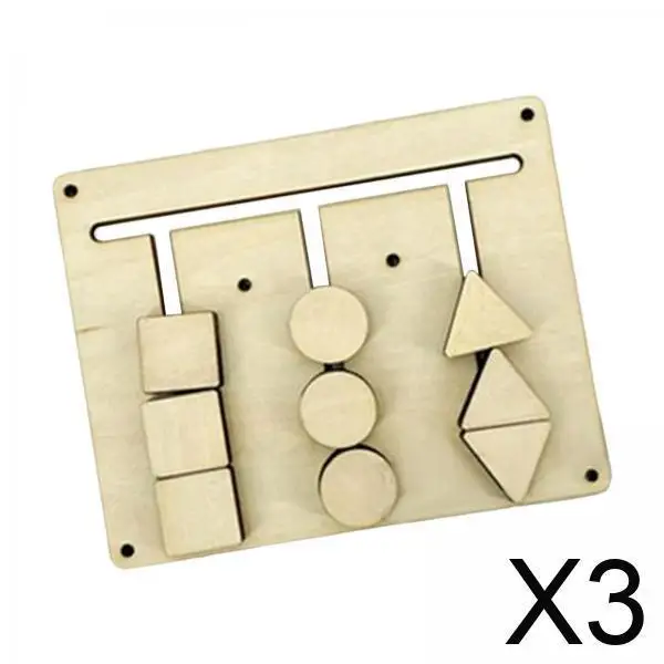 

3x креативная доска для занятий Монтессори — забавная обучающая игрушка для детей, формы