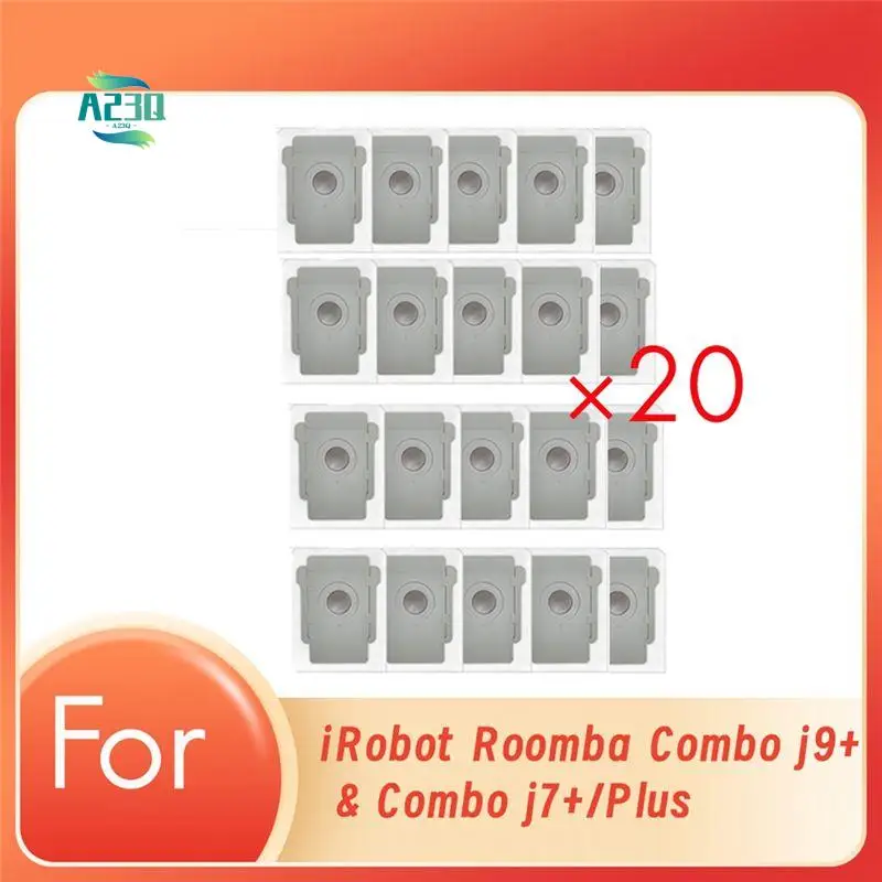a23q-20-pcs-dust-bags-for-irobot-roomba-combo-j9--combo-j7-plus-sweeper-accessories-consumables-dust-bag-non-woven-bag