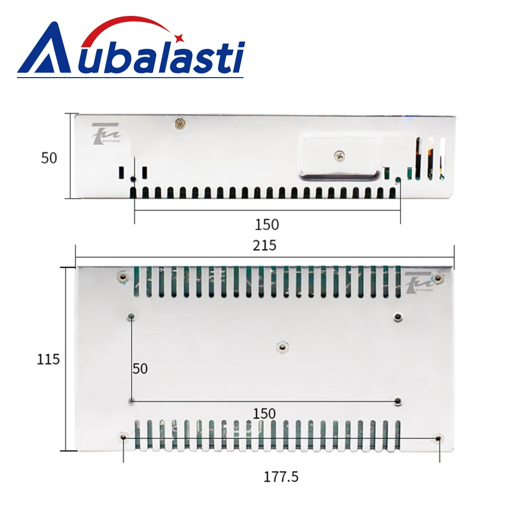 Aubalasti Meanwell Switch Fuente de alimentación AC220 a 0-24V 400W Regulado CC Ajustable 12V 36V 48V 60V 110V 220V
