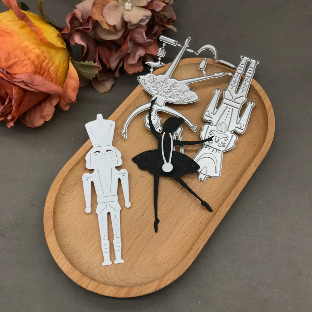

1pcs metal cutting dies cut die mold Ballet Girl Nutcracker Scrapbook paper craft blade punch stencils dies