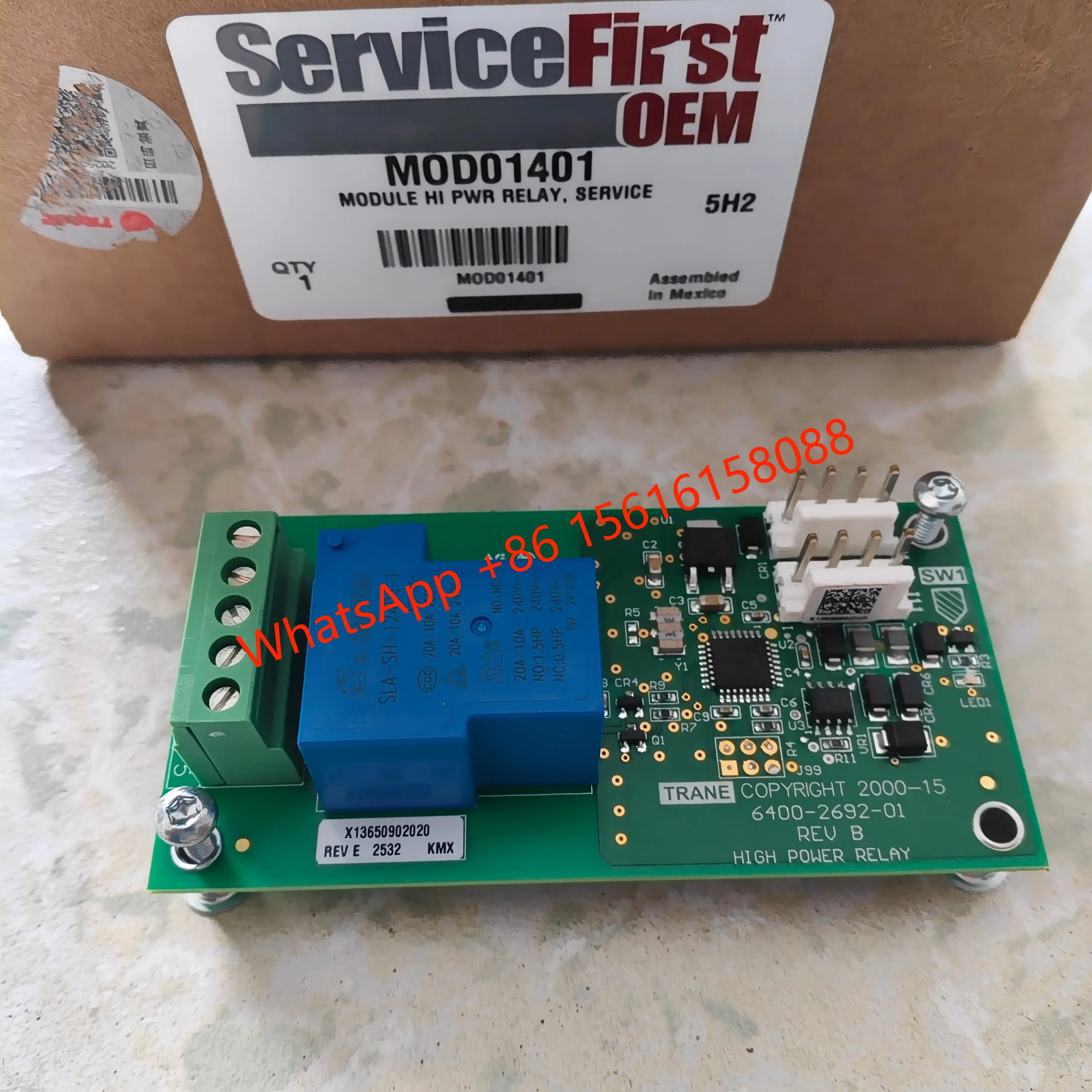 Trane centrifuge module MOD01401 oil pump output module 1A7 exhaust control X13650902-02