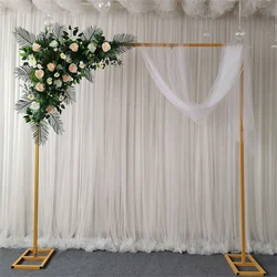 Square Lawn Wedding Arch Backdrop Flower Wall Stand Decoration Birthday Anniversary Party DIY Props Balloon Stand Baby Shower