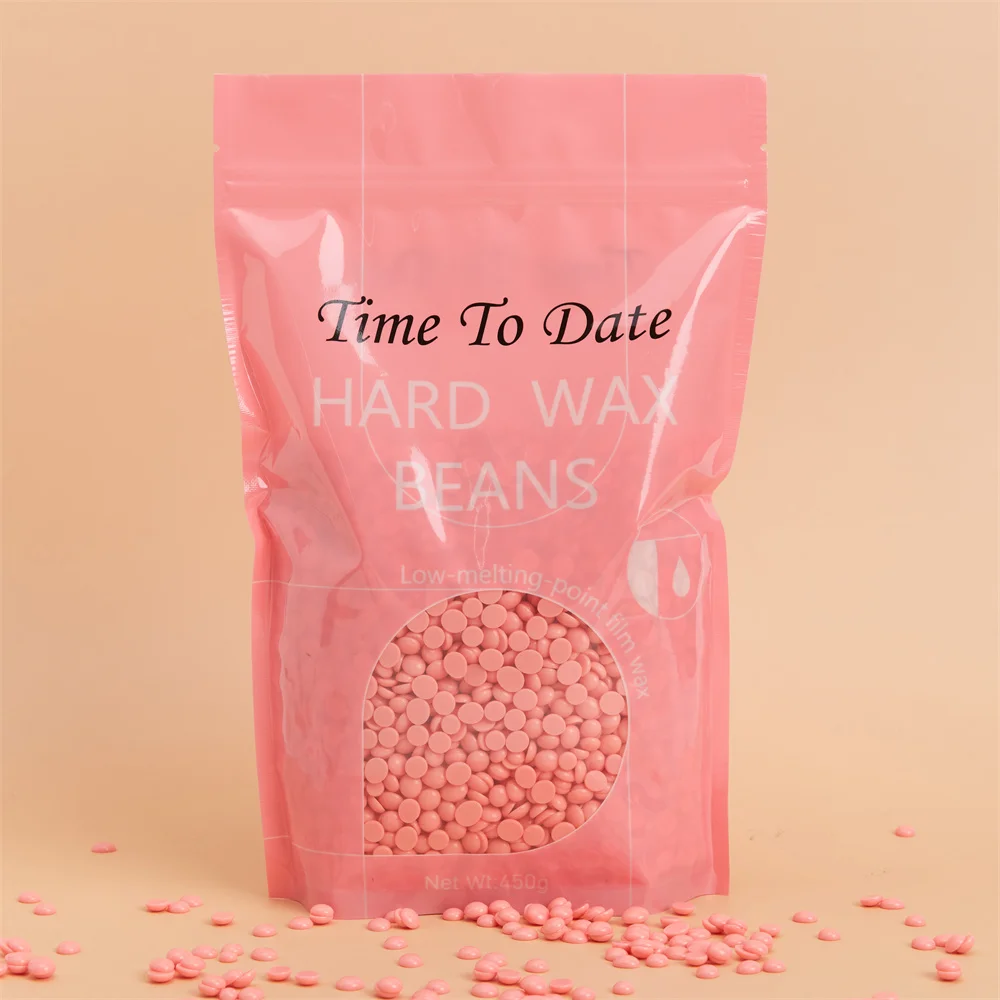 Beauty Spa quality 450g rose hard wax bean painless rosin Brazilian hard wax bean hair removal bikini part