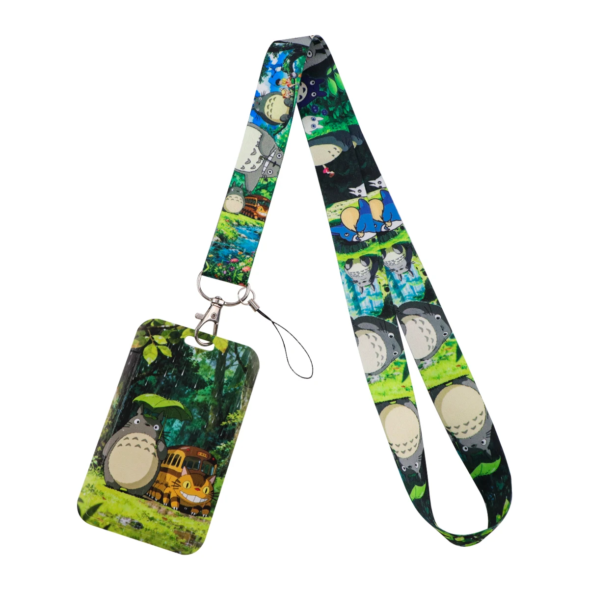 

Cute Jpanese Anime Movie Lanyard For Keys Chain ID Credit Card Cover Pass Neck Straps Badge Holder Key Ring Mobile Phone Charm