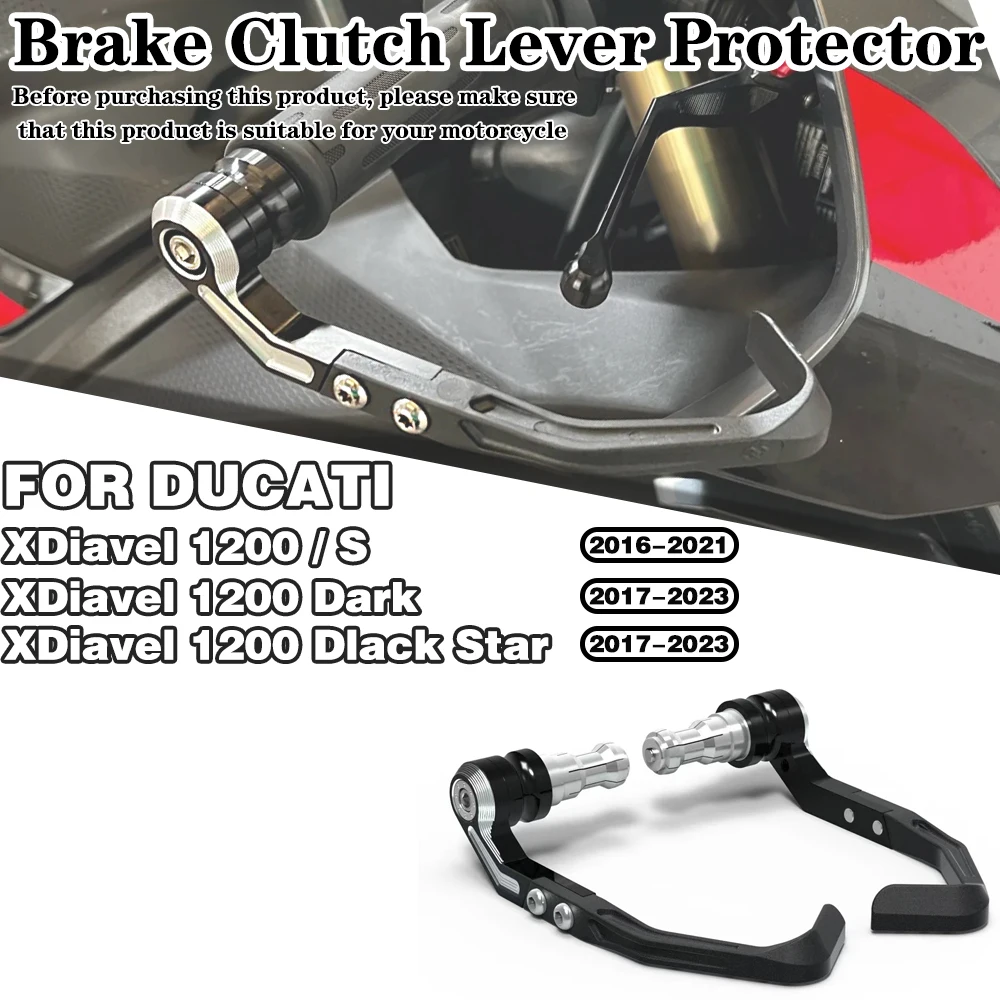 

For DUCATI XDiavel 1200 S Dark Black Star 2016-2023 Motorcycle modification accessories Brake and Clutch Lever Protector Kit