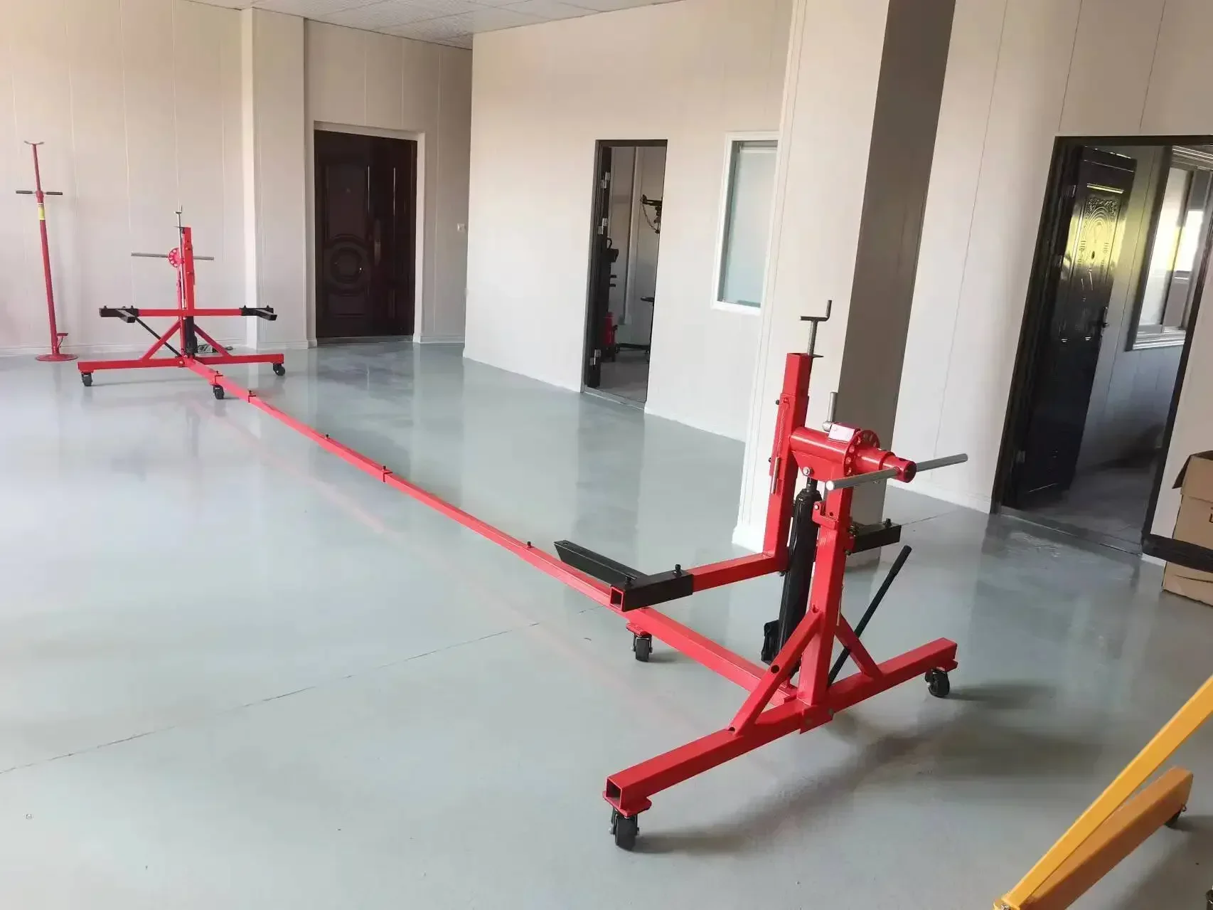 Car beam maintenance flip table modification vehicle