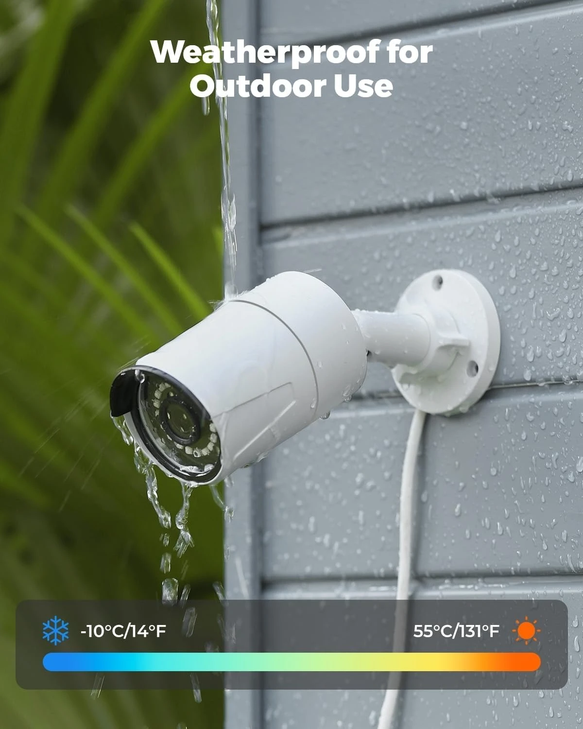 

5MP PoE Security Camera, Outdoor Indoor Surveillance for home, Person/Vehicle/Pet Detection, Time-Lapse, 100ft IR Night Vision