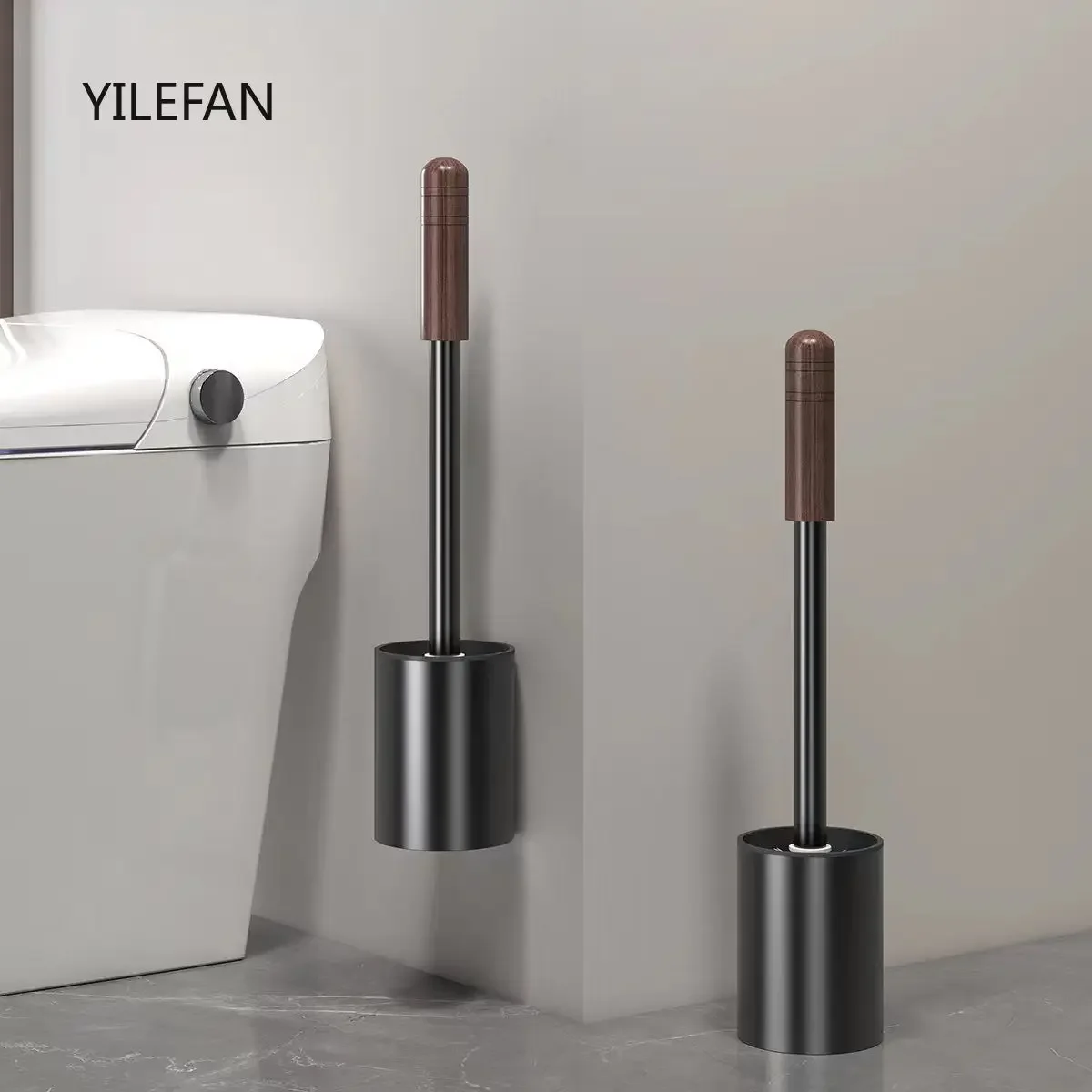 Toilet Bowl Brush and Holder Set Bathroom Toilet Bowl Cleaner Scrub Brush Set Scrubber for Deep Cleaning